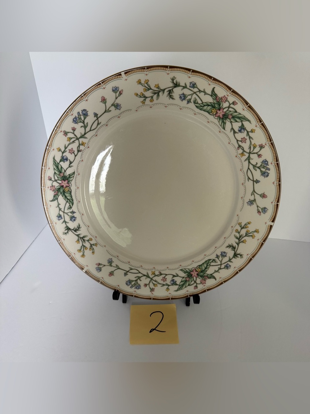 Farberware 1996 Wellesley #486 Fine China 12-Inch Chop Plate Serving Platter #2